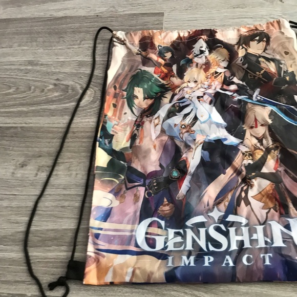 ❤️3X20 Genshin Impact Drawstring Fabric Backpack - Picture 3 of 10